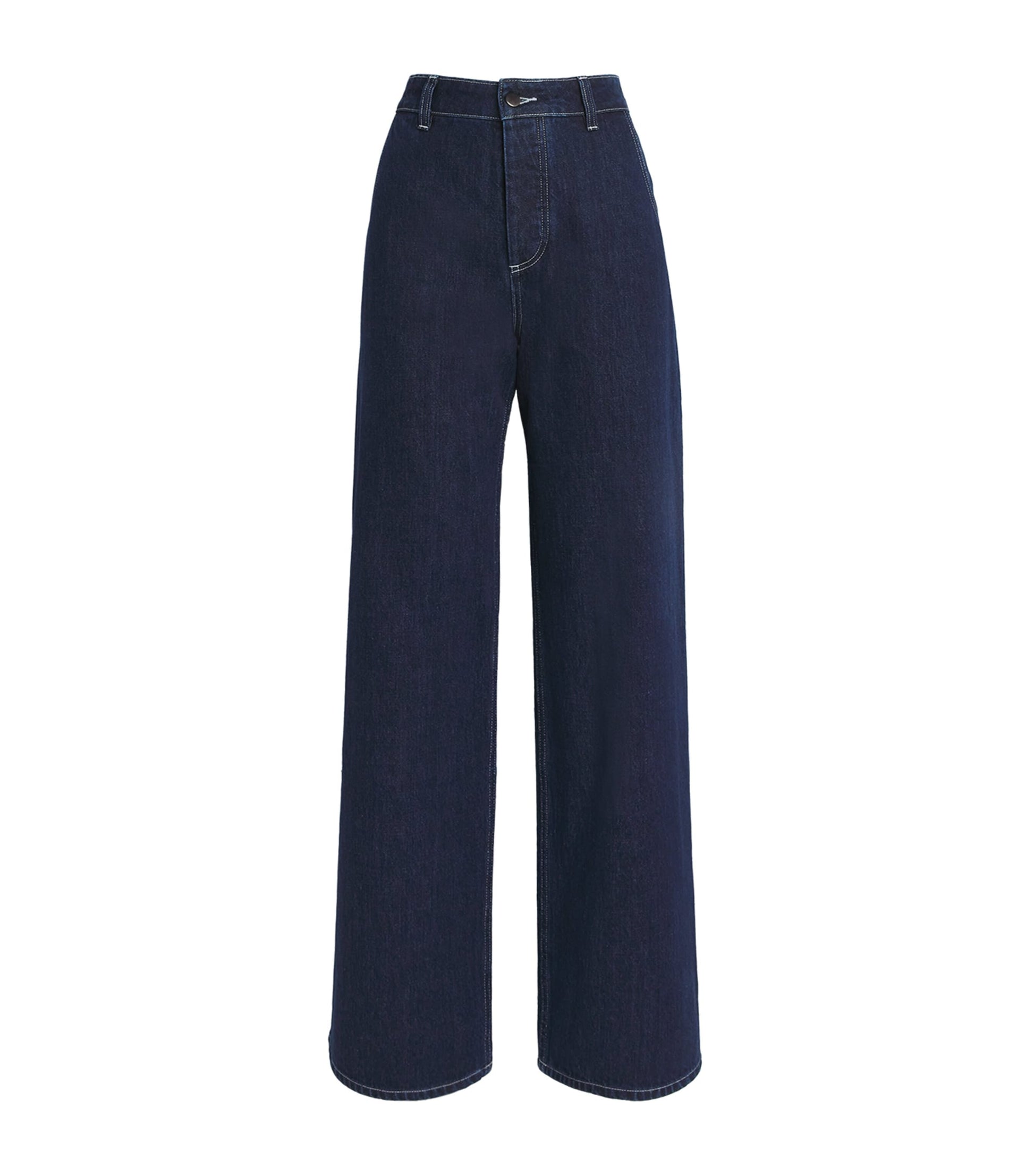 Liberowe Navy Straight Annie Jeans