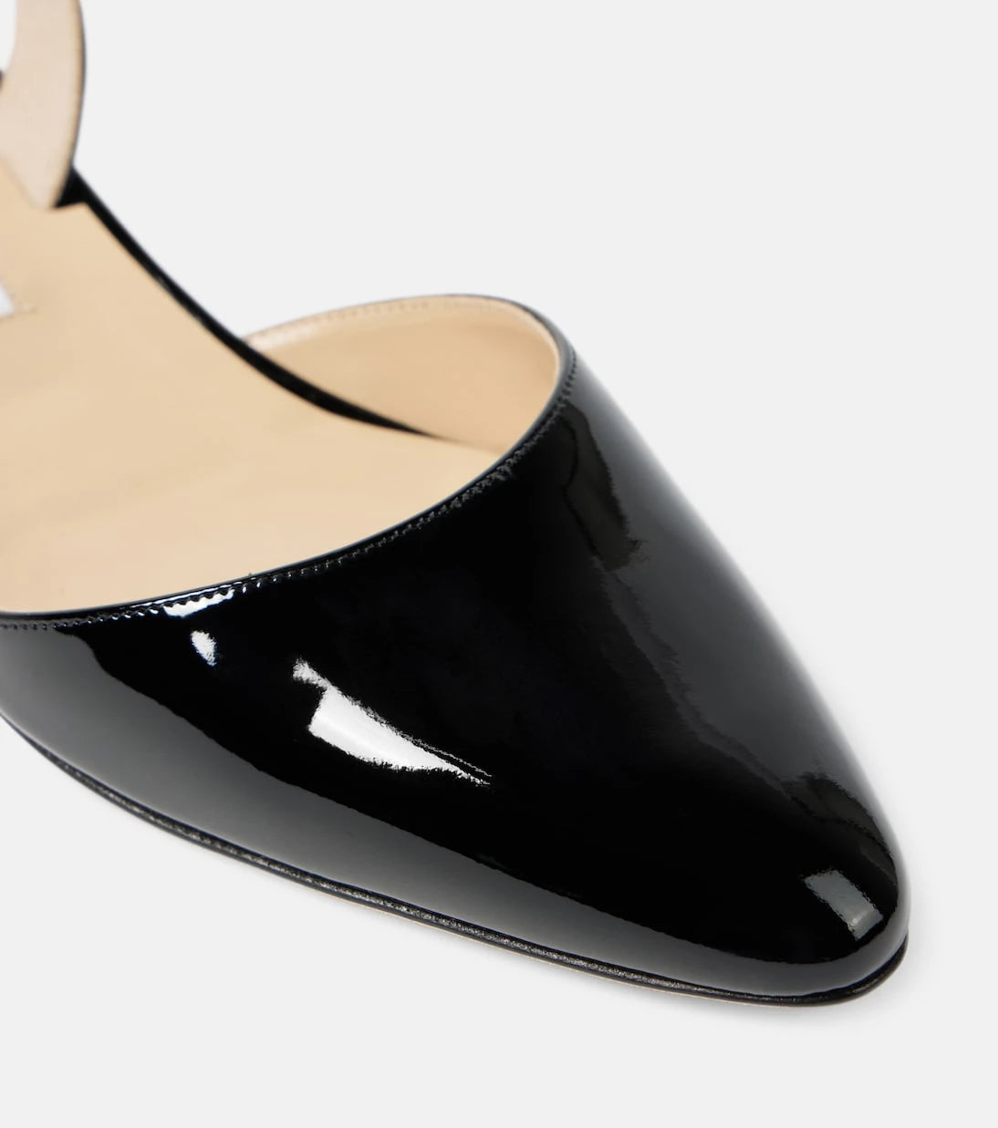 Manolo Blahnik - Aspro 30 patent leather slingback pumps