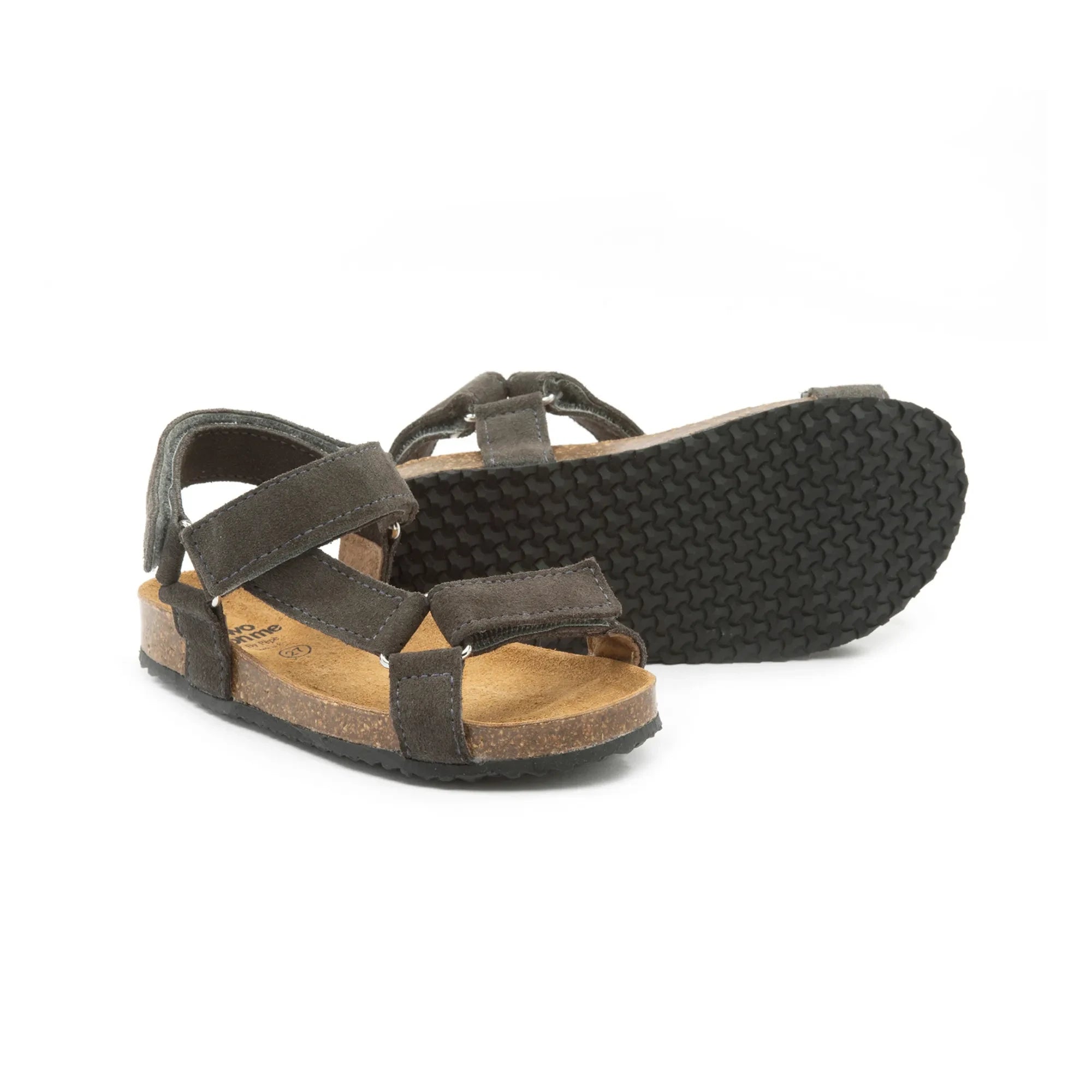 Pèpè - Adjustable sandals - Two Con Me | Charcoal grey
