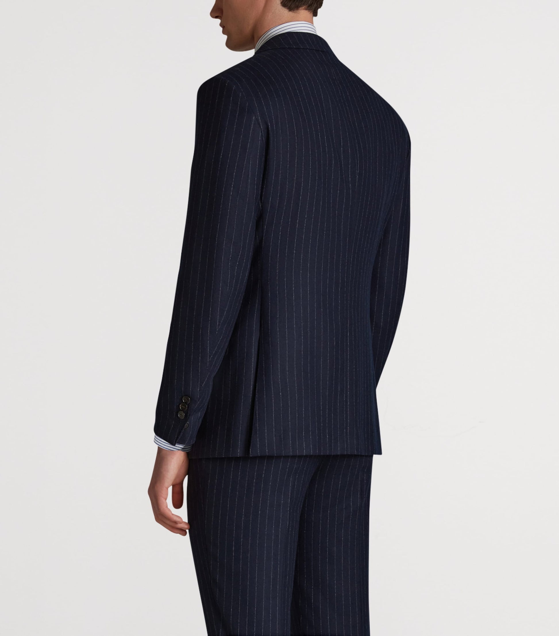 Dunhill Merino Wool Chalkstripe Bourdon Blazer