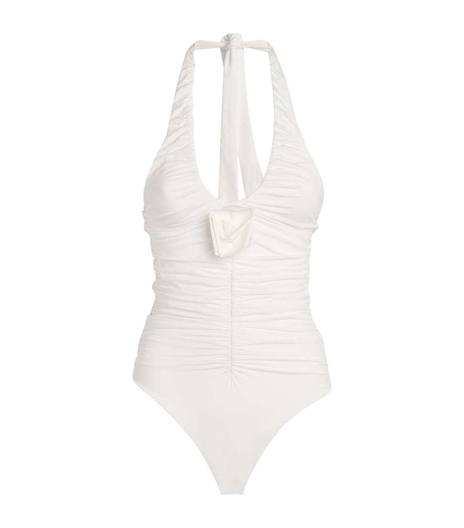 Maygel Coronel Flower-Appliqué Yojaira Swimsuit