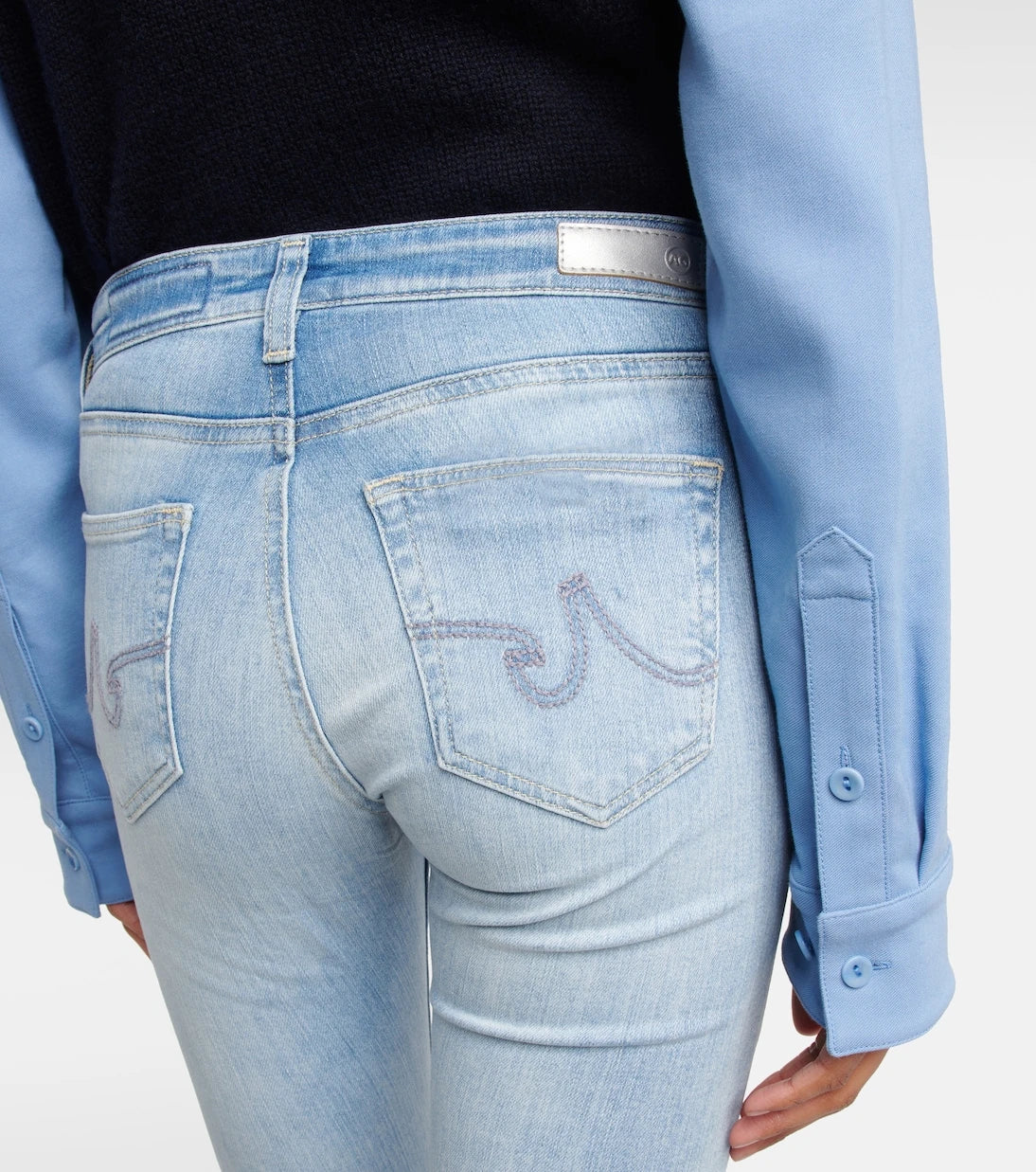 AG Jeans - Split cuff skinny jeans