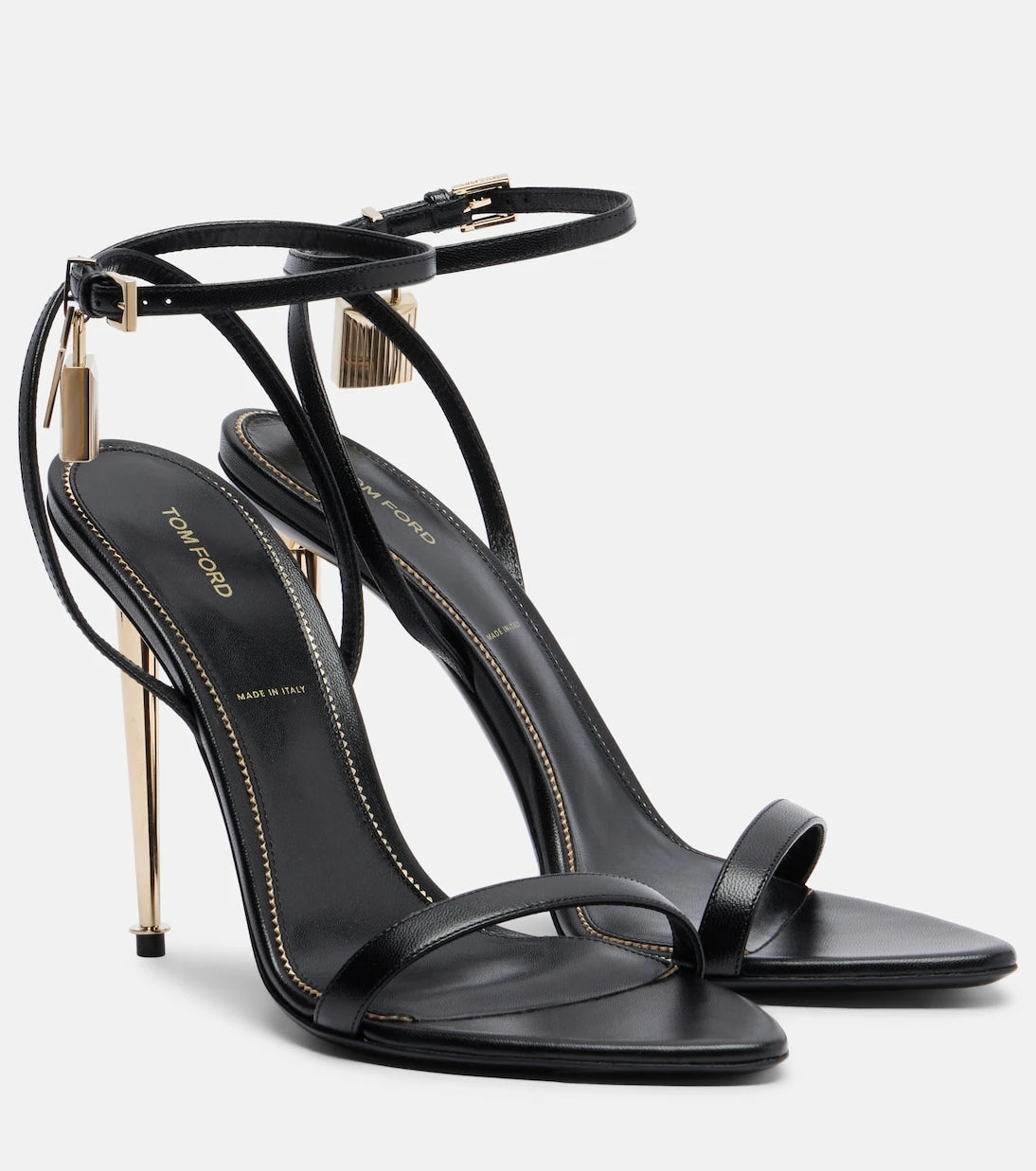 Tom Ford - Padlock leather sandals