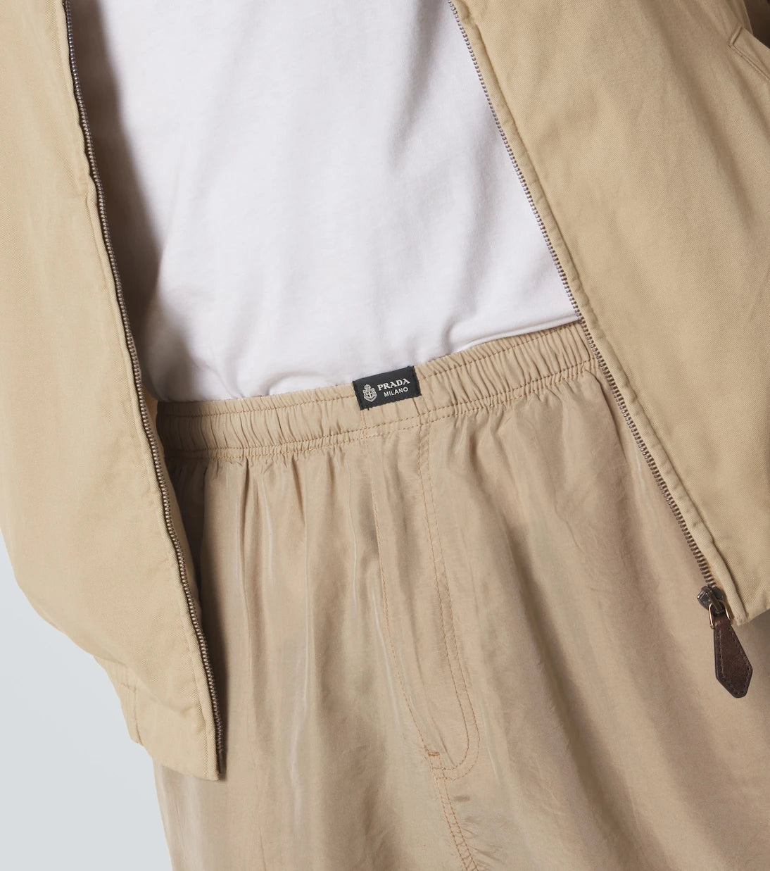 Prada - Silk Bermuda shorts