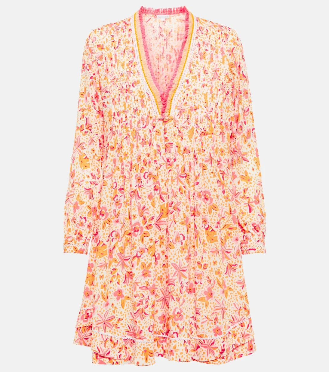 Poupette St Barth - Ola floral rayon georgette minidress