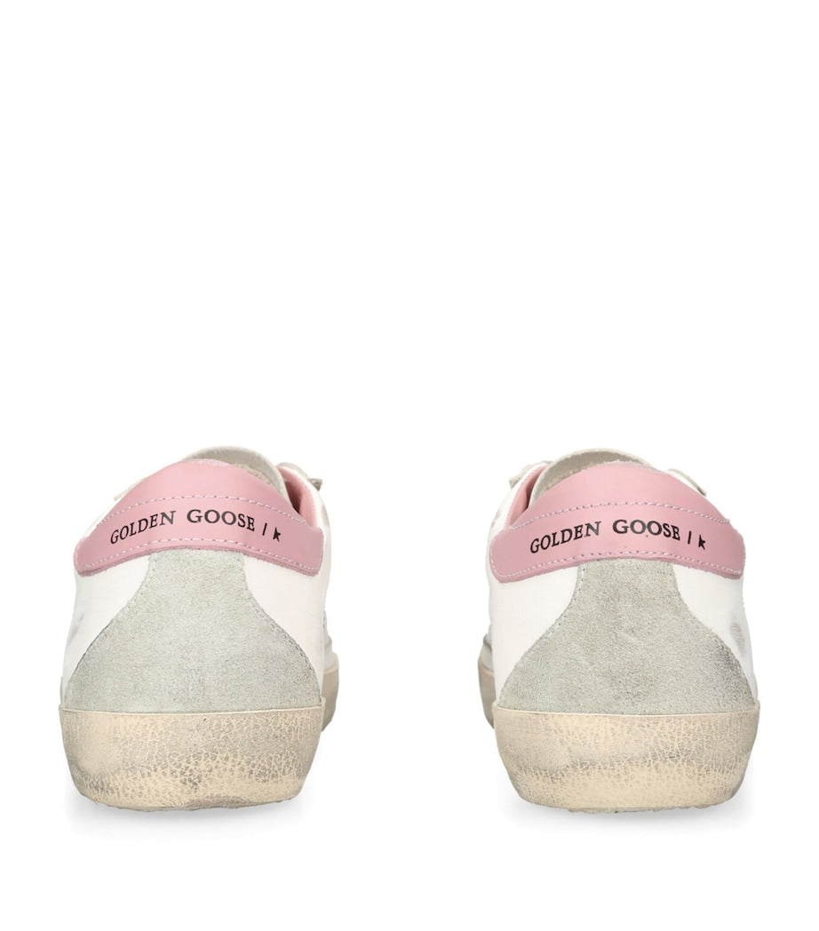 White Leather Super-Star Sneakers