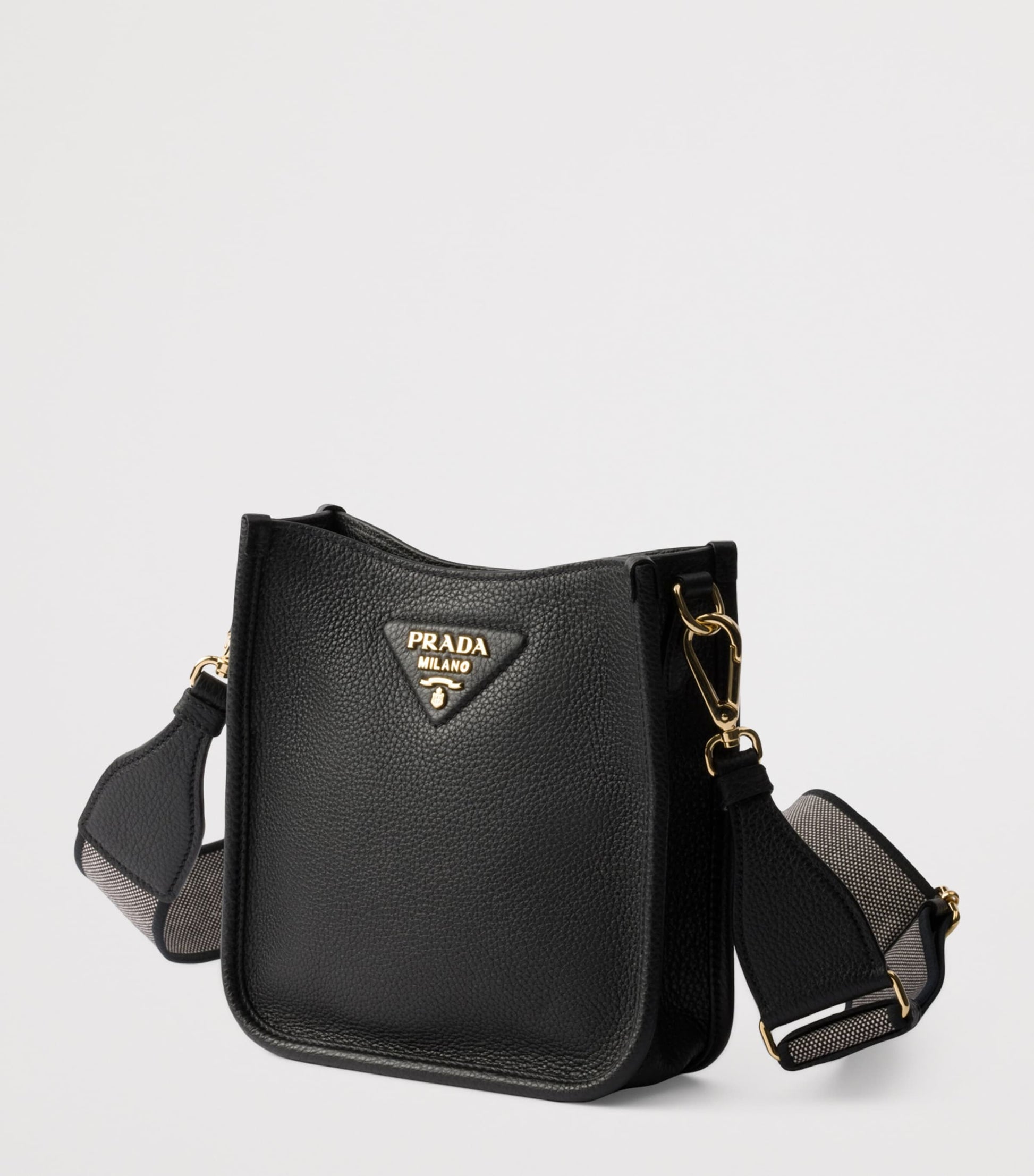 Prada Black Mini Leather Shoulder Bag