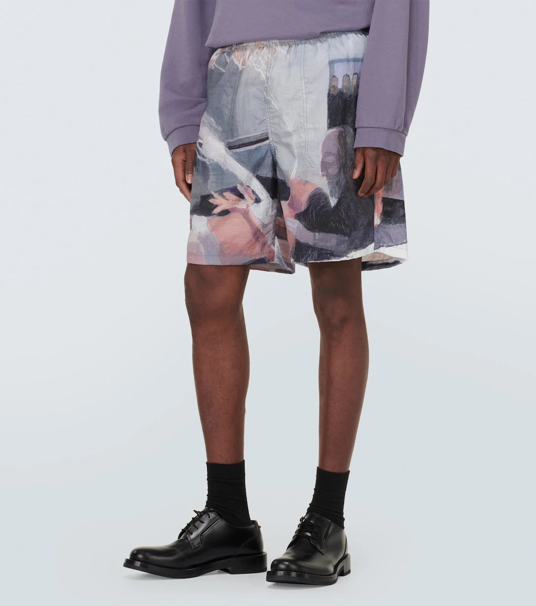 Undercover - x Helen Verhoeven printed shorts