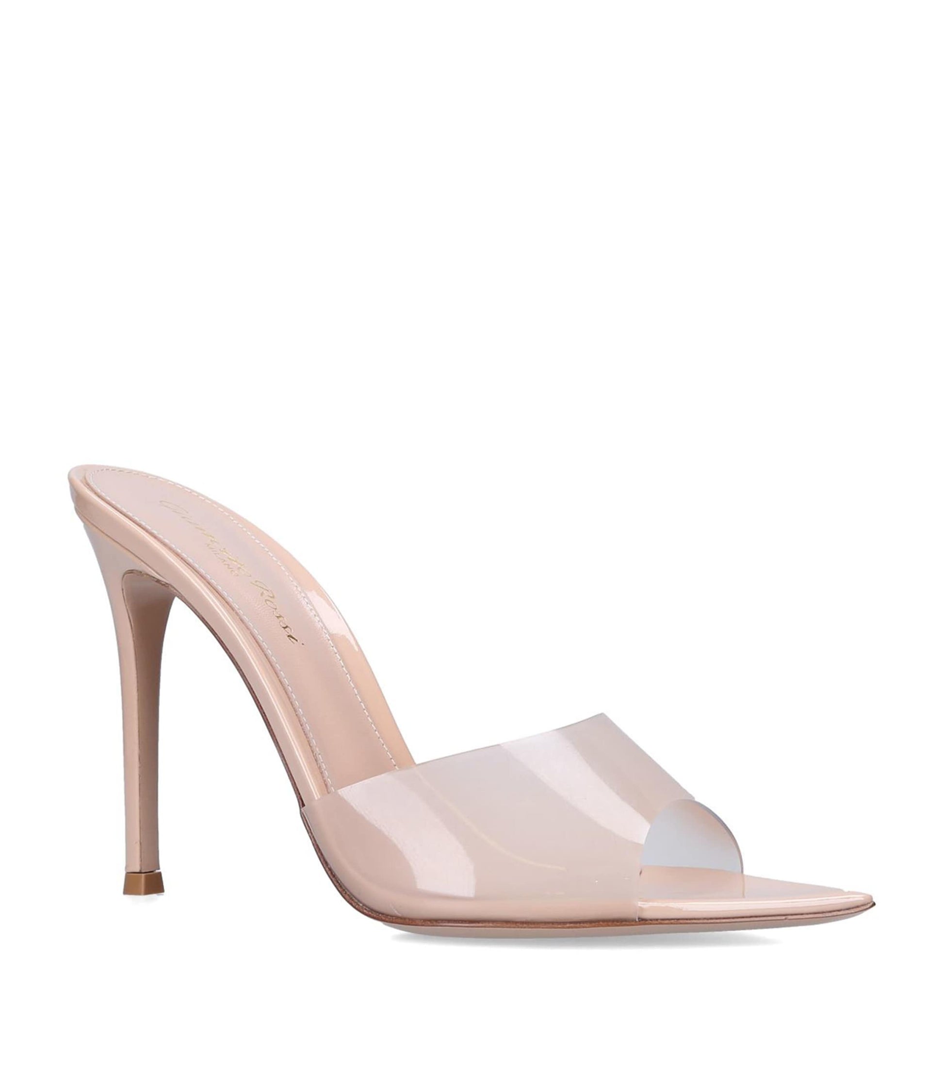 Nude Patent Elle Mules 105