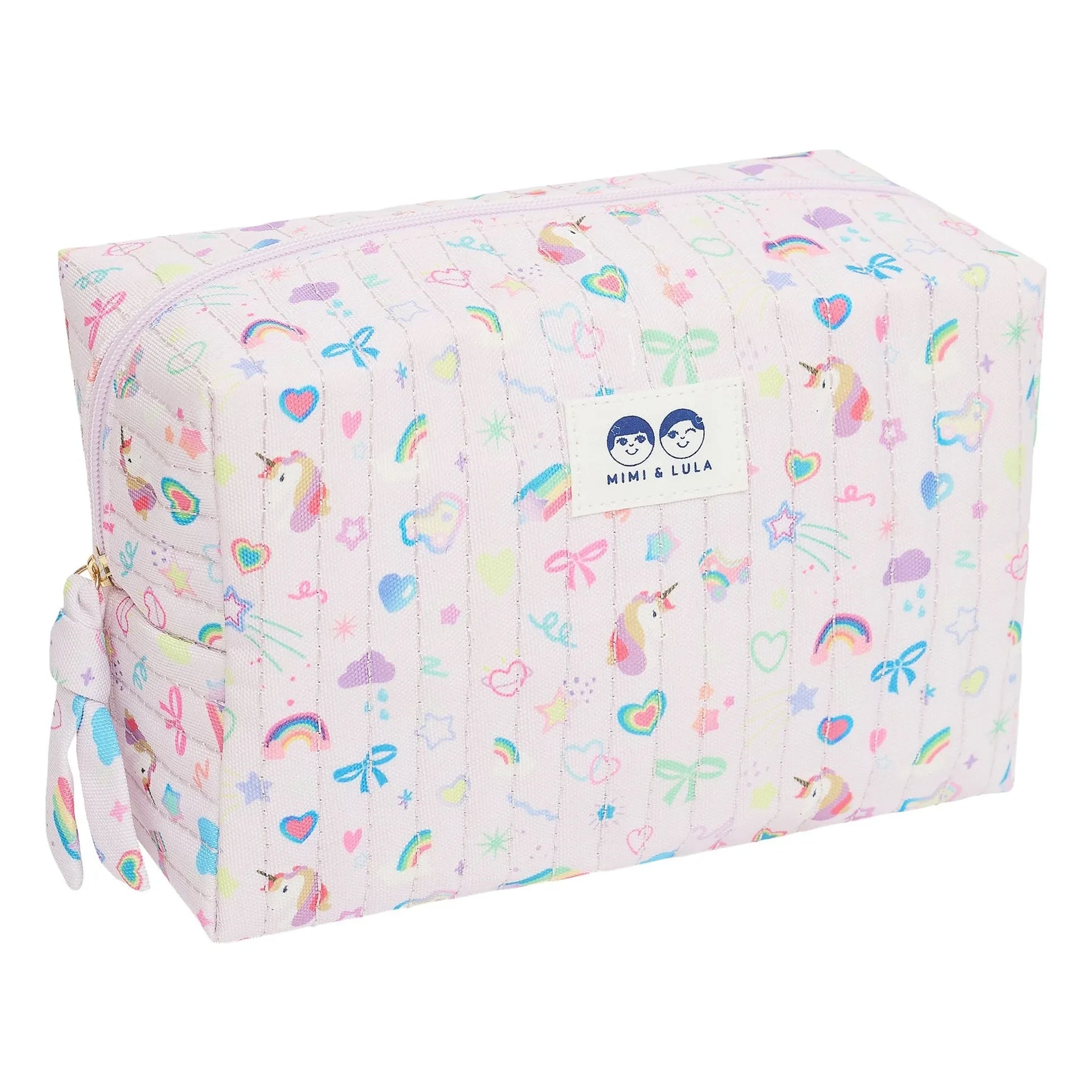 Mimi & Lula - Unicorn Toiletry Bag | Pale Pink