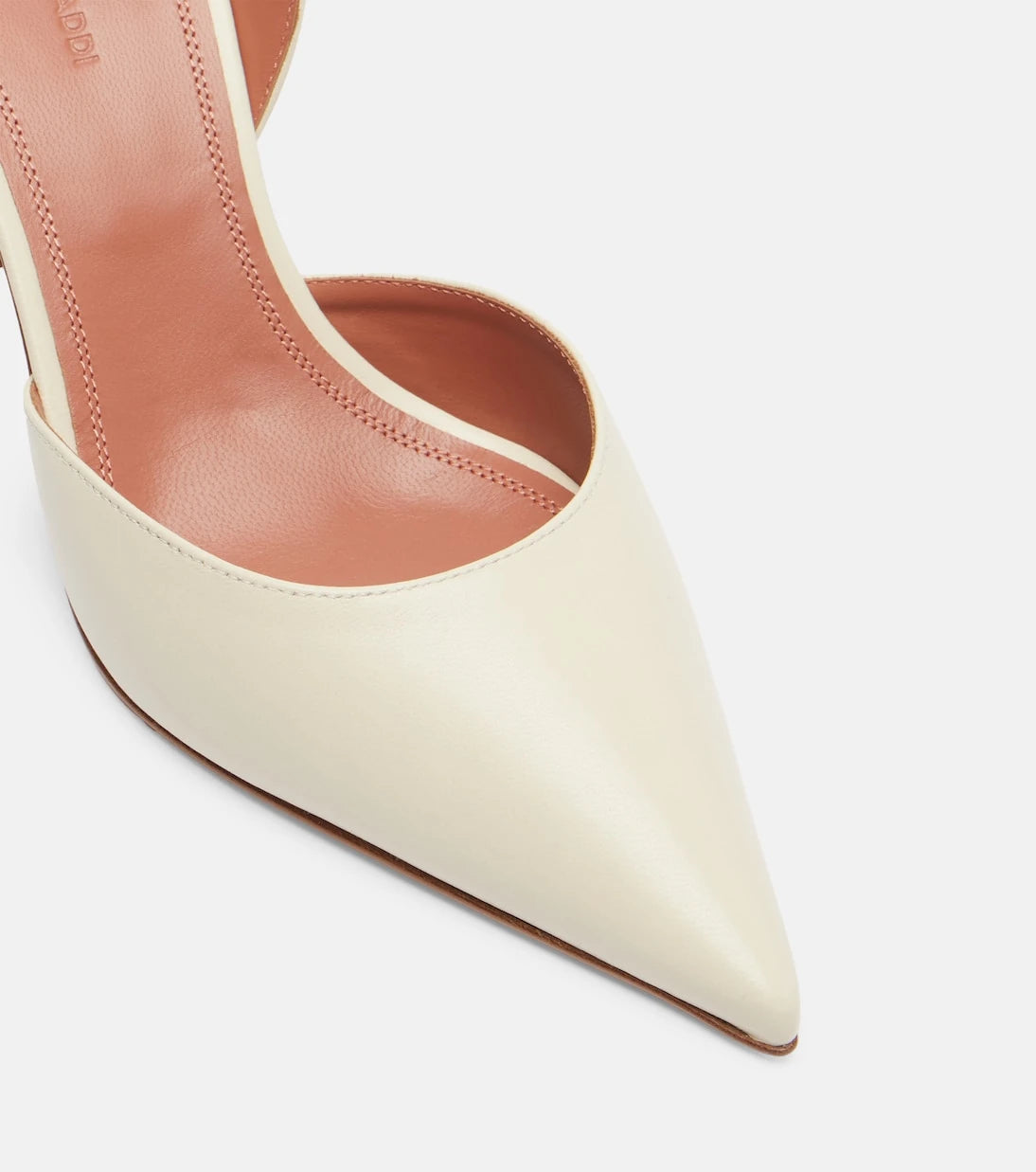 Amina Muaddi - Holli 70 leather slingback pumps