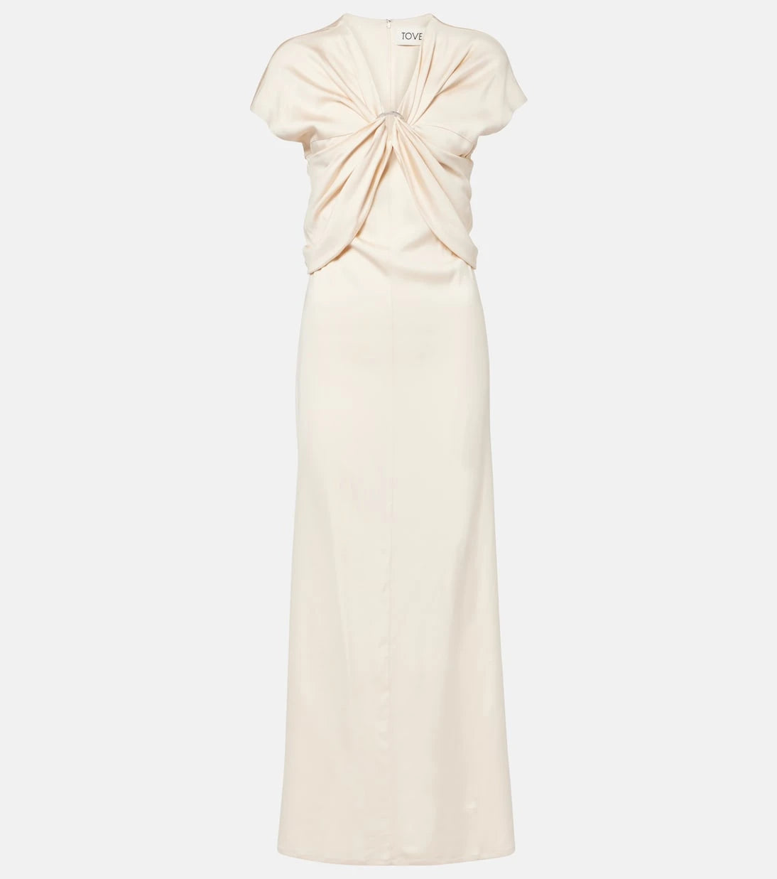 Tove - Tova gathered crêpe maxi dress