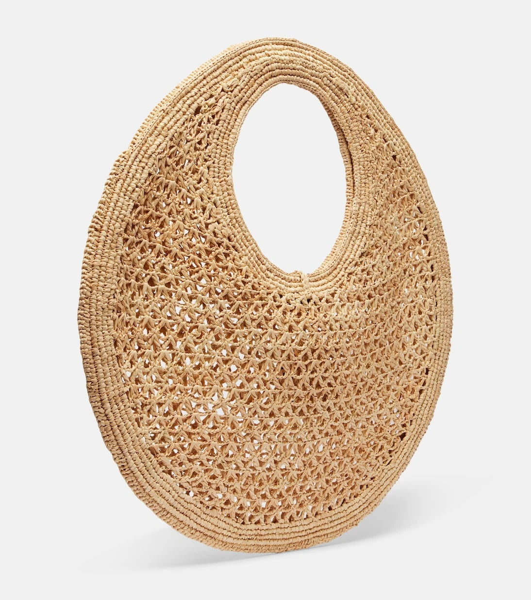 Jacquemus - Spiaggia raffia tote bag