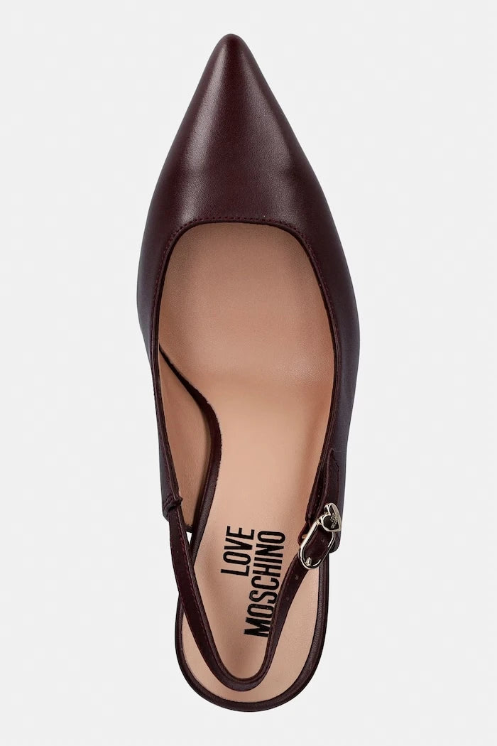 Love Moschino Topuklu Deri Ayakkabı