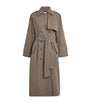 Stylein Brown Cotton-Blend Siena Trench Coat