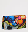 Christian Louboutin Multi Loubi54 Satin Printed Clutch Bag