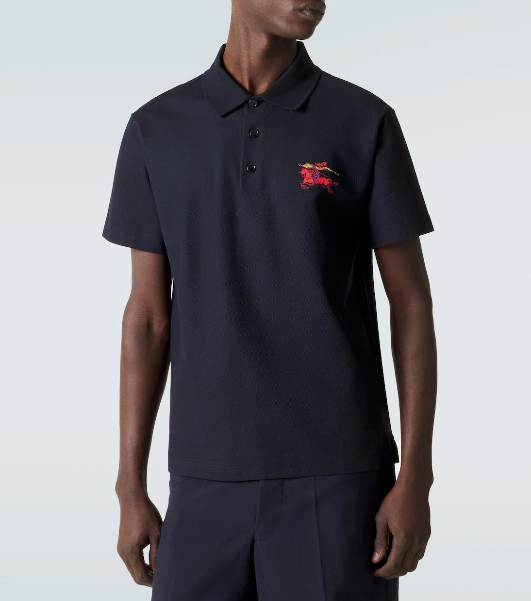 Burberry - EKD cotton piqué polo shirt
