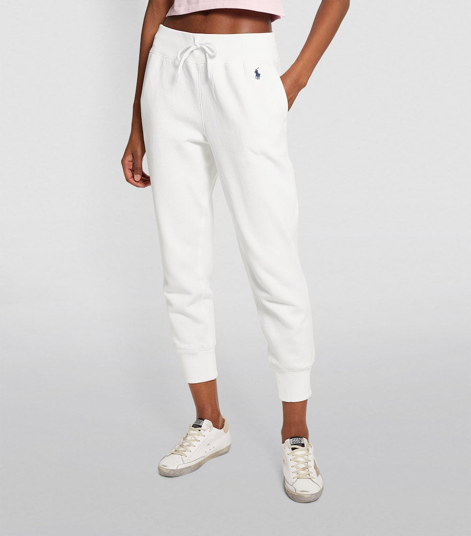 Polo Ralph Lauren White Cropped Sweatpants