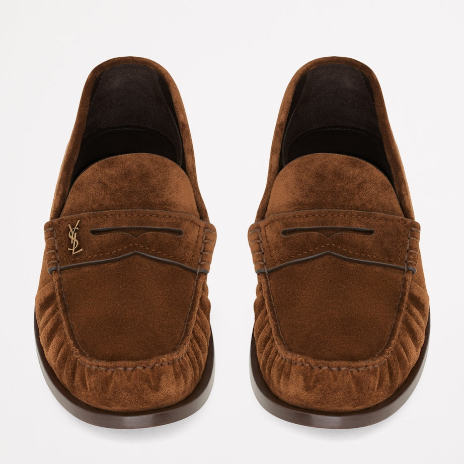 Suede Laurent Loafers