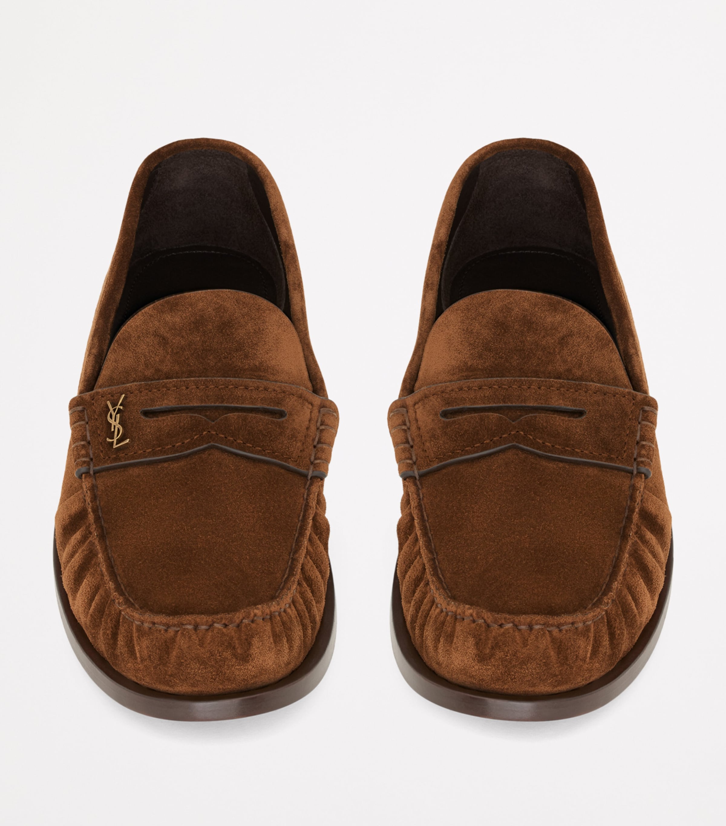 Suede Laurent Loafers