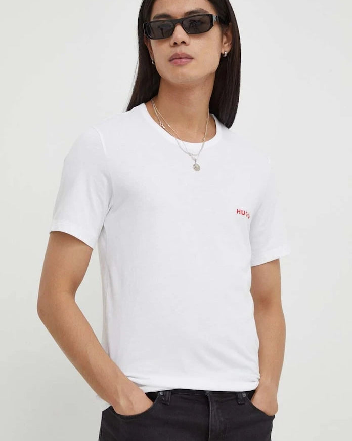 Pamuklu HUGO tişört (3 adet) T-SHIRT RN TRIPLET P