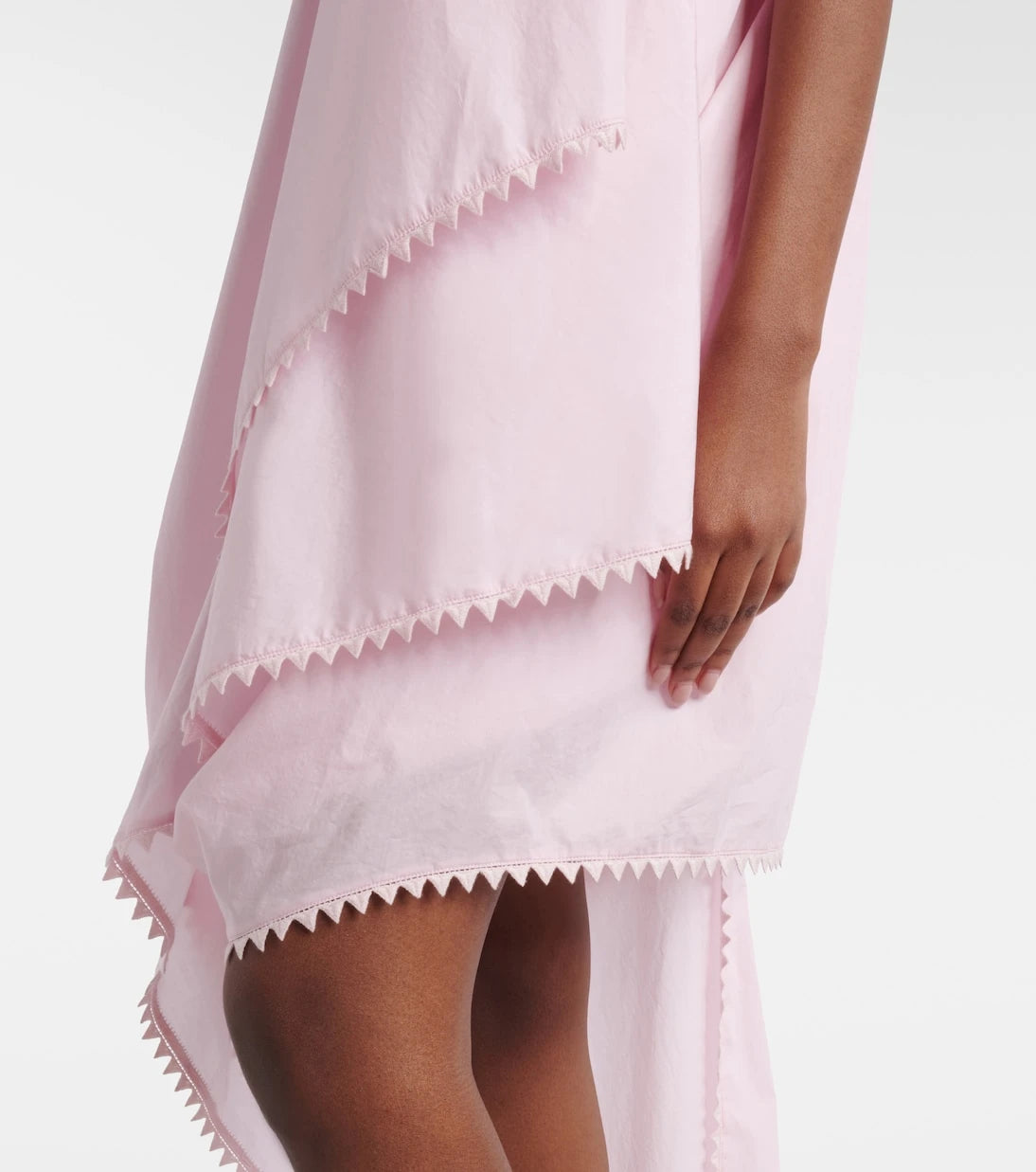 Jacquemus - Traversin asymmetric cotton poplin minidress