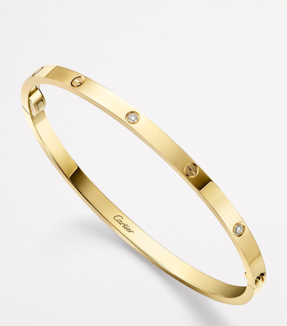 Cartier LOVE Small Yellow Gold 6-Diamond Bracelet