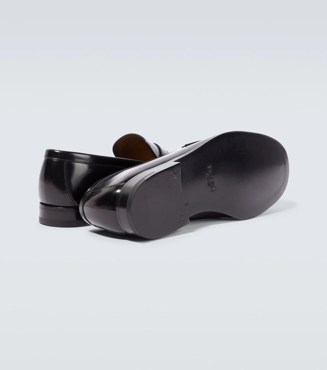 Prada - Leather loafers