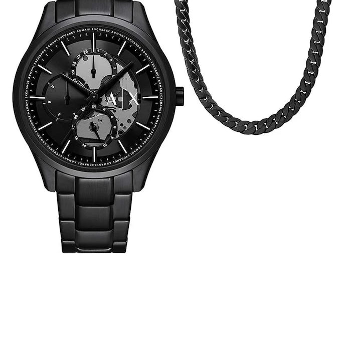 Часовник и колие Armani Exchange