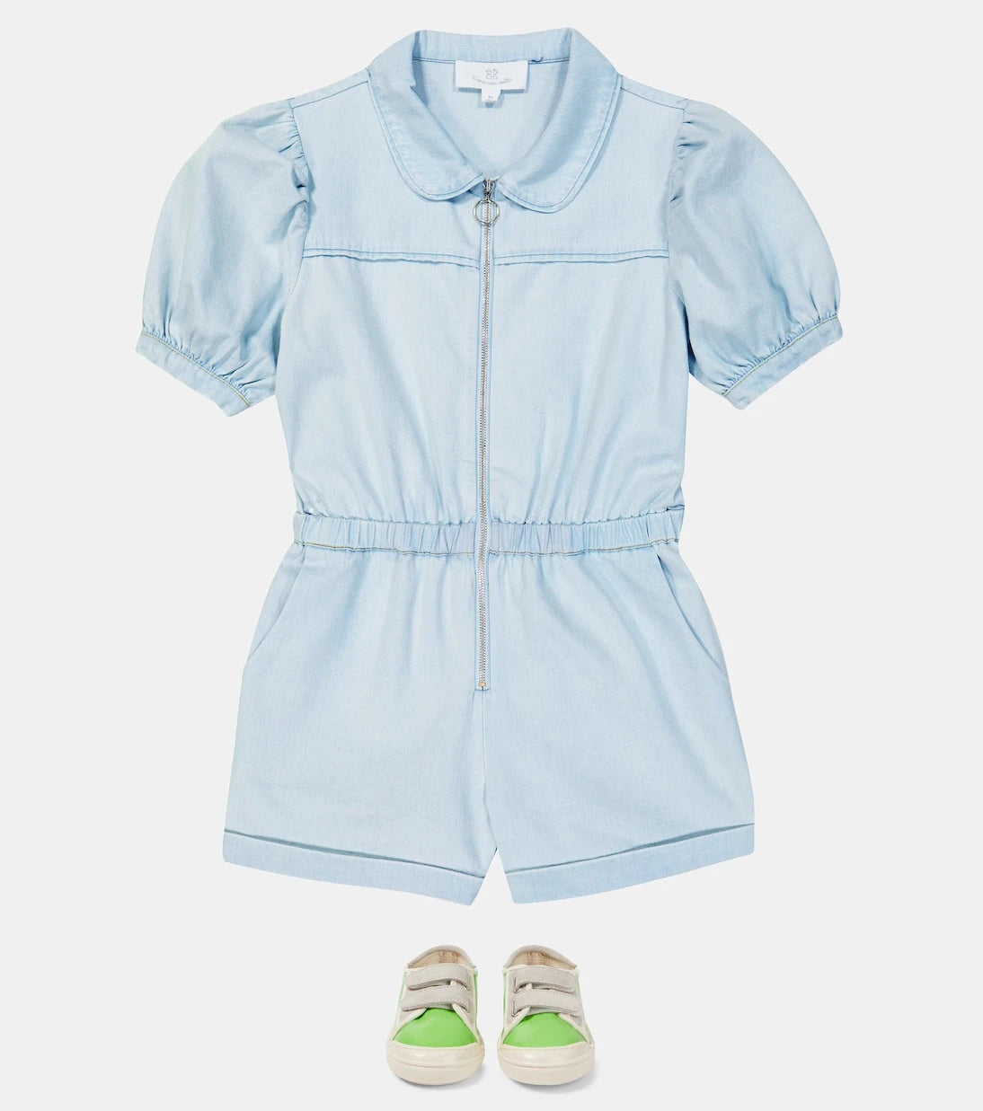 C'era Una Volta - Loretta denim playsuit