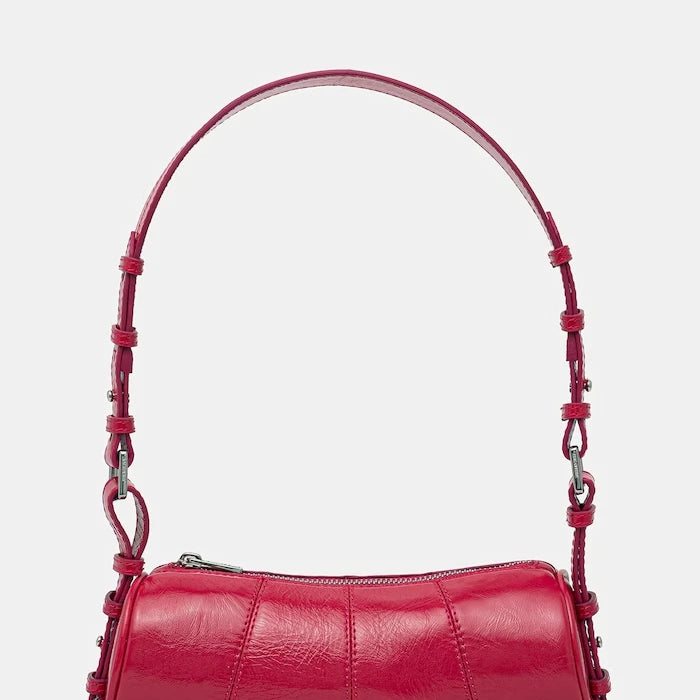 Zadig&Voltaire дамска чанта от кожа LE ROUDOUDOU VINTAGE PATENT