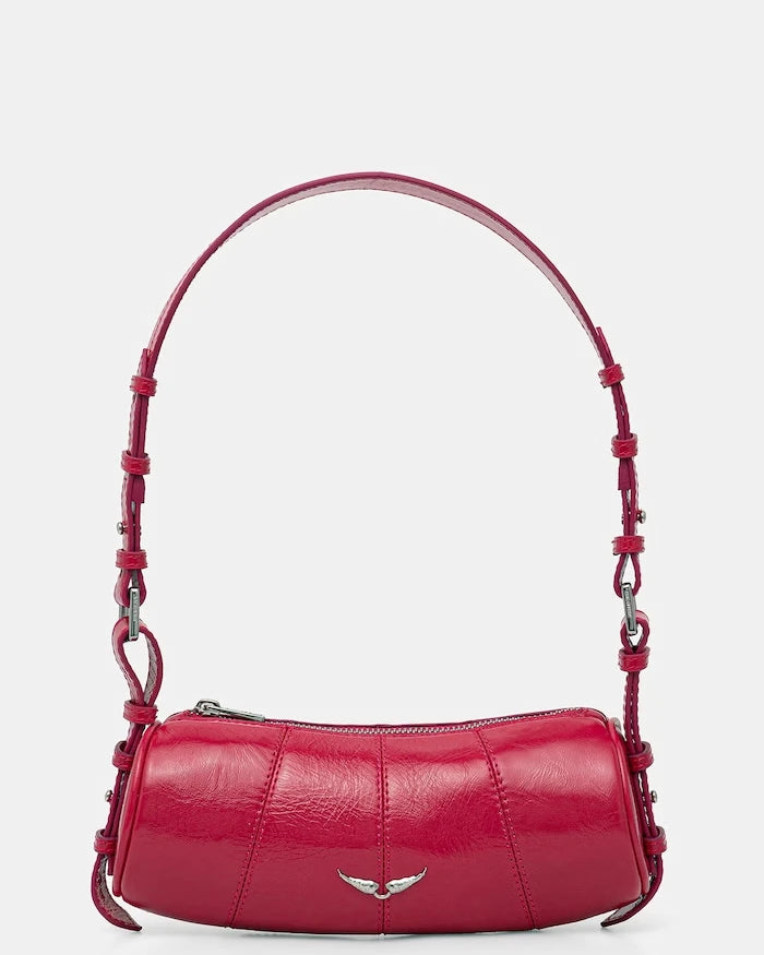 Zadig&Voltaire дамска чанта от кожа LE ROUDOUDOU VINTAGE PATENT