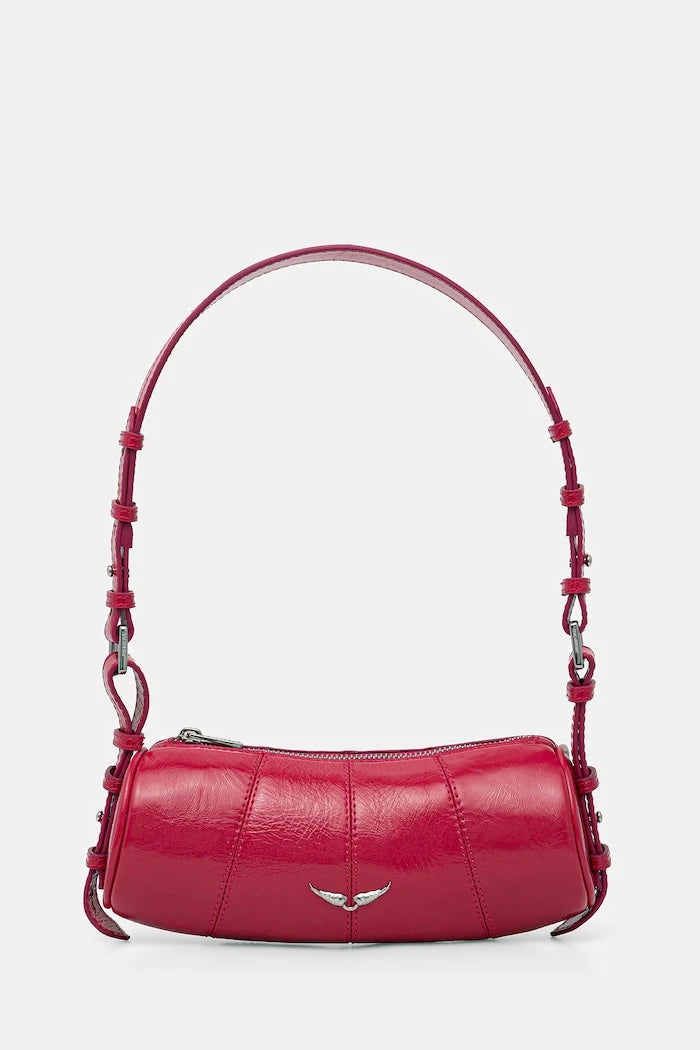 Zadig&Voltaire дамска чанта от кожа LE ROUDOUDOU VINTAGE PATENT
