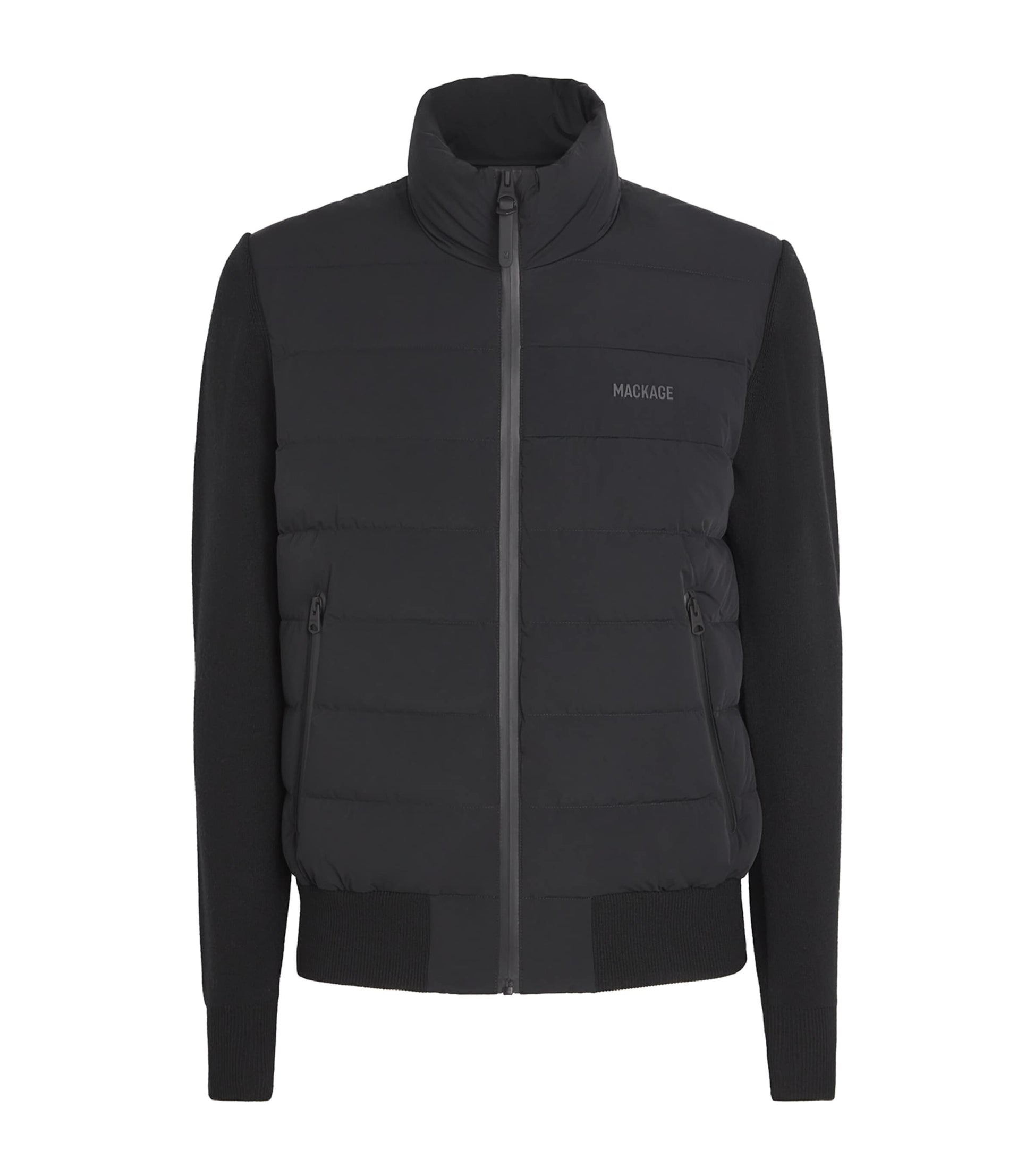 Haney-City Hybrid Down Jacket BLACK