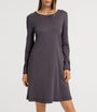 Cotton Long-Sleeve Una Nightdress BLACK PEARL