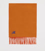Orange Cashmere Reversible EKD Scarf