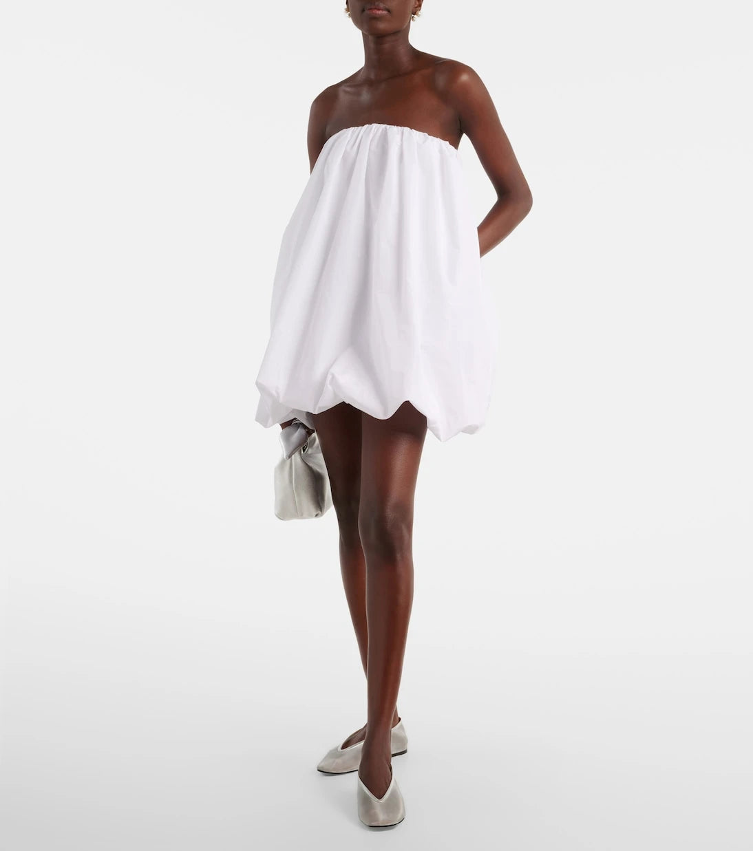 Patou - Straplez mini elbise