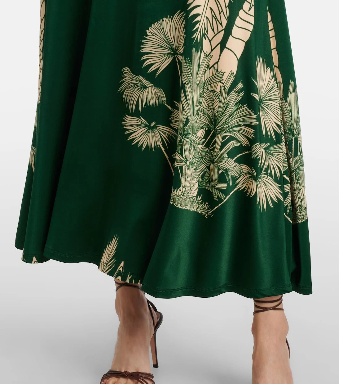 Johanna Ortiz - Printed ruched jersey midi dress