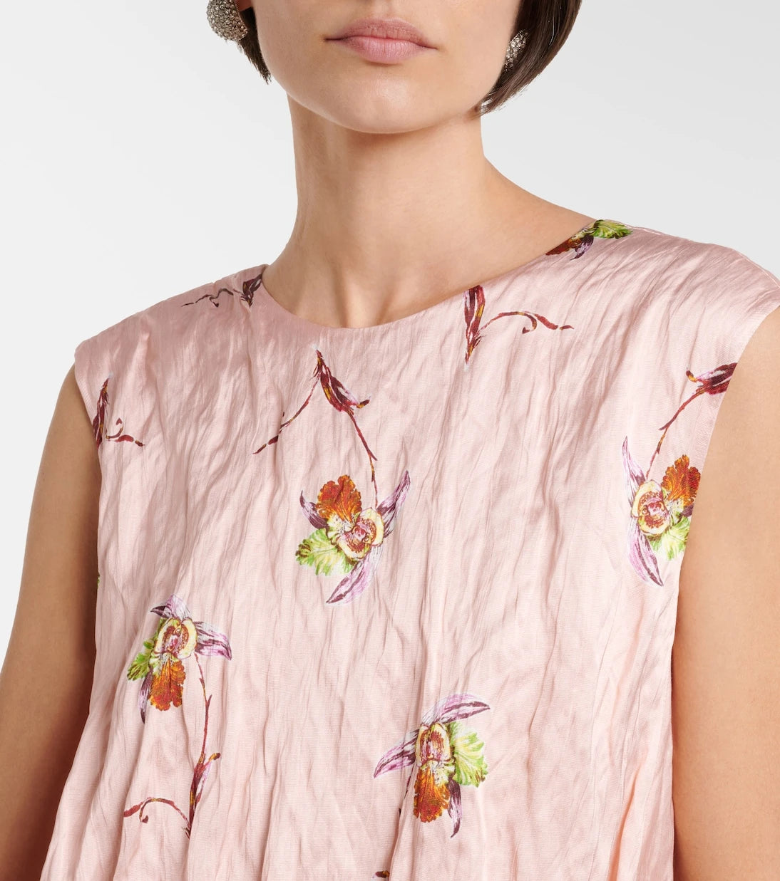 Emilia Wickstead - Meave floral satin minidress