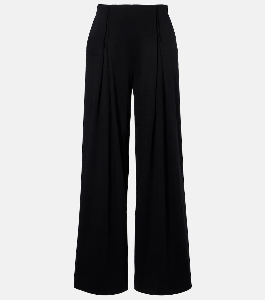 Max Mara - Cocco virgin wool jersey wide-leg pants