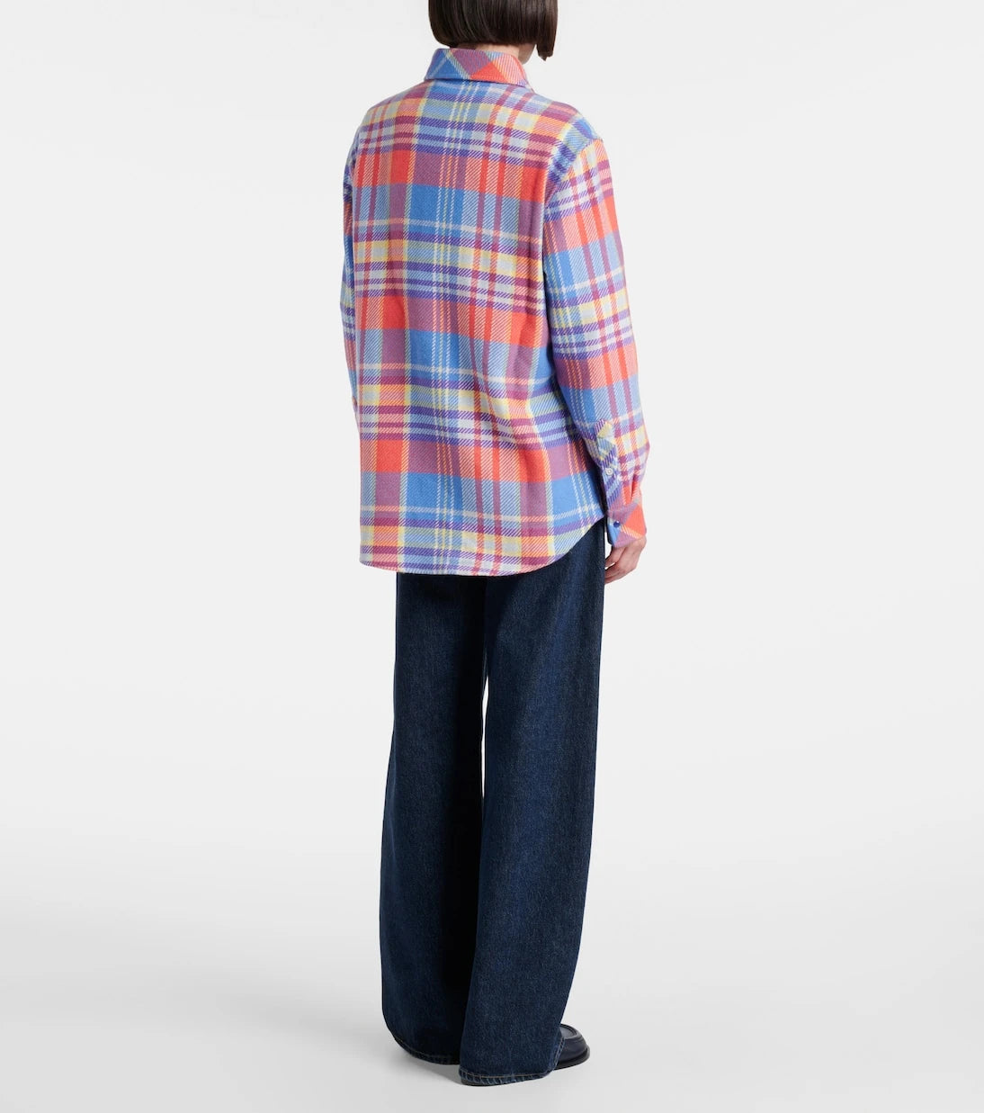 God's True Cashmere - Creator plaid cashmere shirt