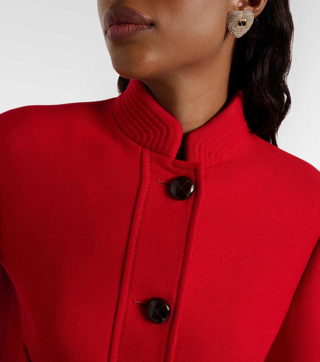 Valentino - VGold wool and silk jacket