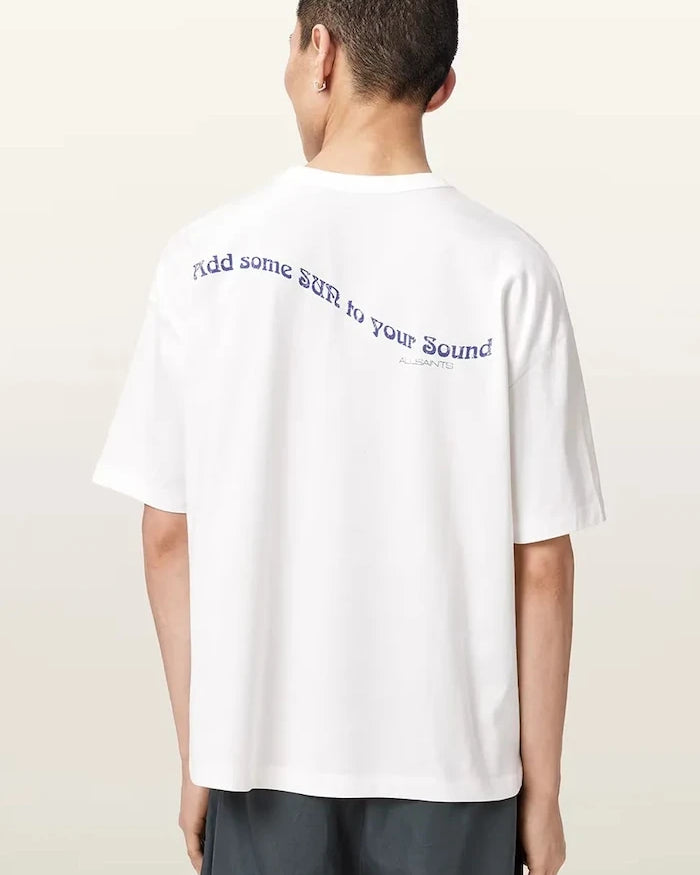 AllSaints Erkek Pamuk Tişört SPUN