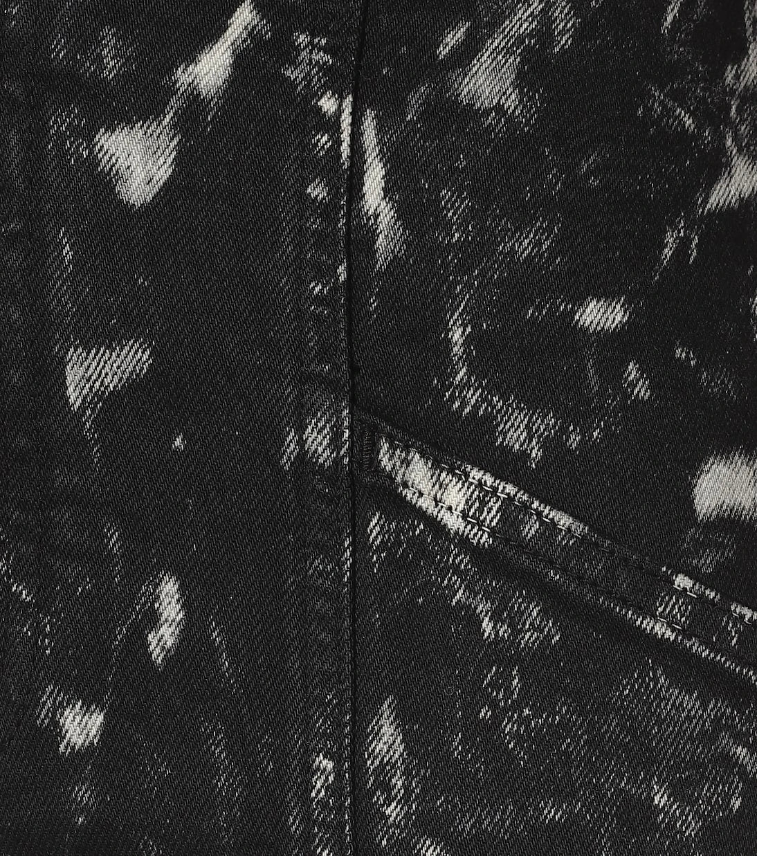 Stella McCartney - Galaxy printed high-rise cropped jeans