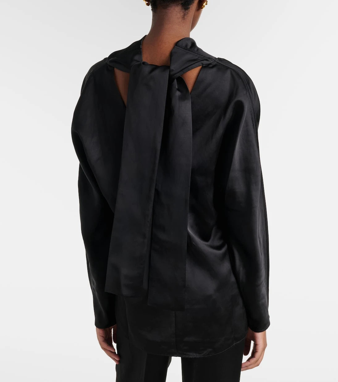 Toteme - Draped satin blouse