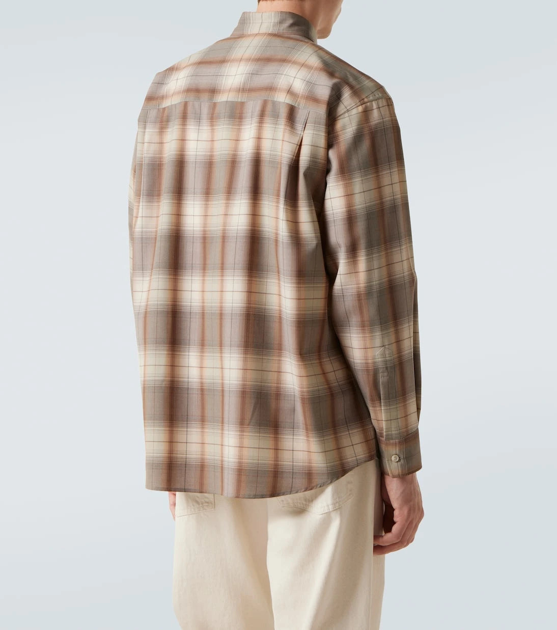 Auralee - Checked wool shirt