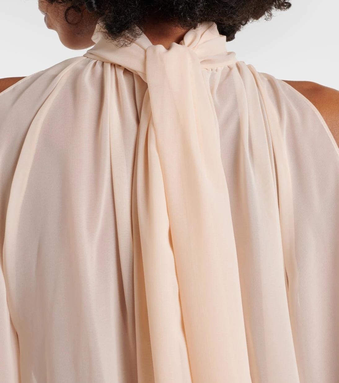 Blumarine - Asymmetric georgette blouse