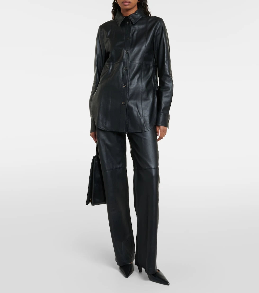 Toteme - Leather overshirt