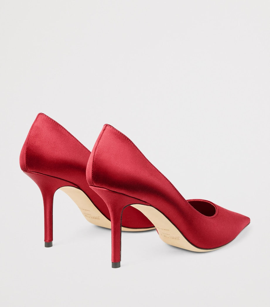 Jimmy Choo Love 85 Satin Pumps