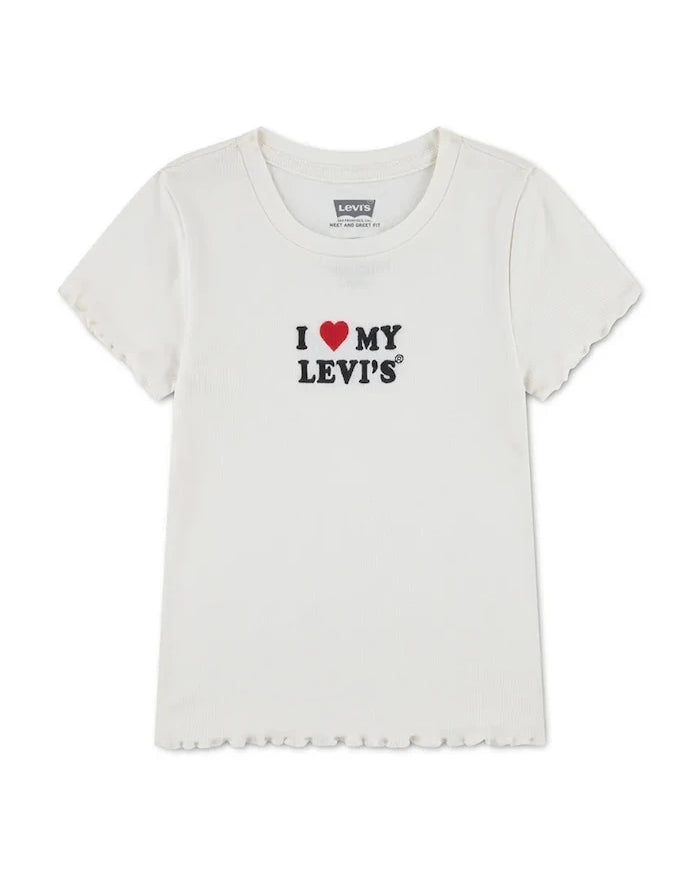 Levi's Çocuk Pamuklu Tişört I HEART MY LEVIS TOP